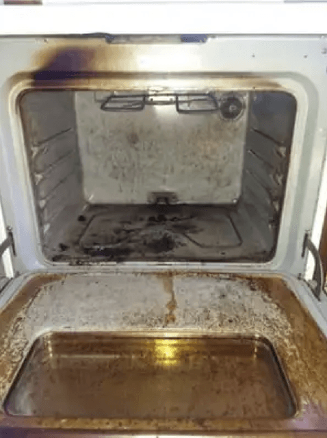 Before - Living Room Cleaning Before and After